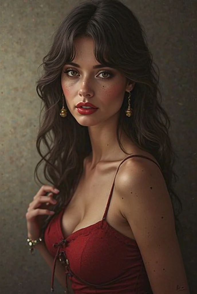 ((((collage art)))). masterpiece, best quality, magazine clippings. close-up of the face portrait of Russian sexy big fat woman, very beautiful fragile Russian, huge breast. she has long wavy hair, she is wearing kelly vintage dress. mix of old russian newspapers clippings on background