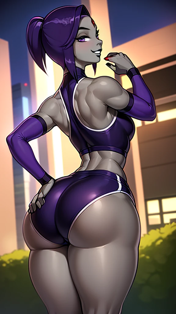 juri han beautiful young fitness com , in a gym wearing May with black pantyhose, tight white and purple gym jacket. standing alone,Beautiful Tits, low lighting,evil smile ,legging preto
coxas sexys,detailed thighs