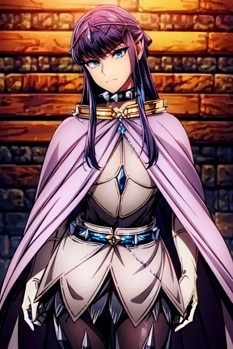A man with dark blue hair, green eyes, white eyelashes, white eyelashes, her eyelashes are white, very attractive in the style of the Castlevania anime, He carries a sword and is in a palace, He is 26 years old. Is a man. torso up image
