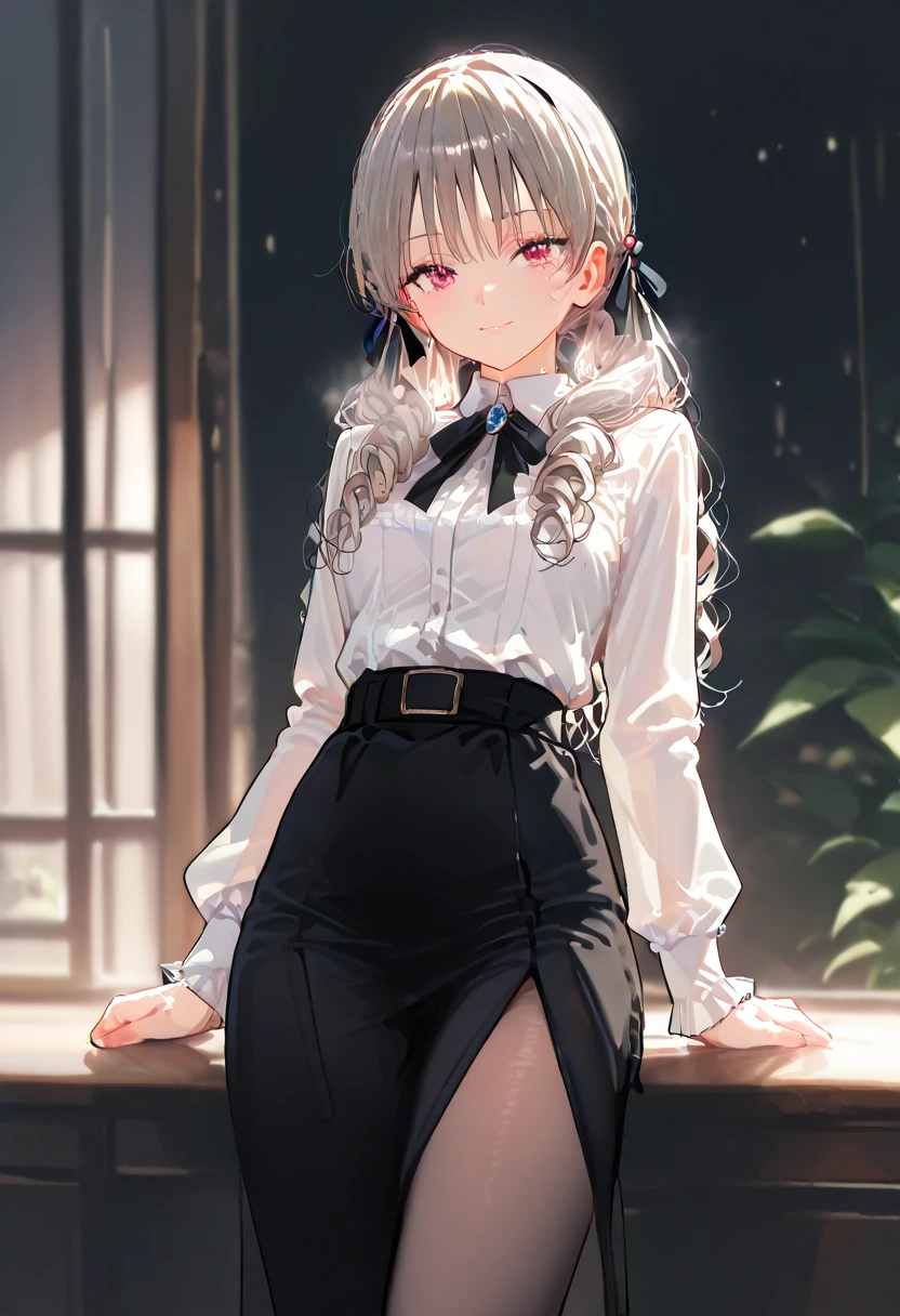 Elaina,white ash hair, anime girl, white shirt,black skirt, black cloak, pake face, sweating, heavy breath, blushing, pregnant, Pregnant belly, (best quality:1.2), ultra-detailed,realistic ,portraits, vivid colors, soft lighting, interesting PoV, leaked pee(clear pee), spread kneel, Lie down on bed, (the girl is leaked pee: 1.3), witch hat,