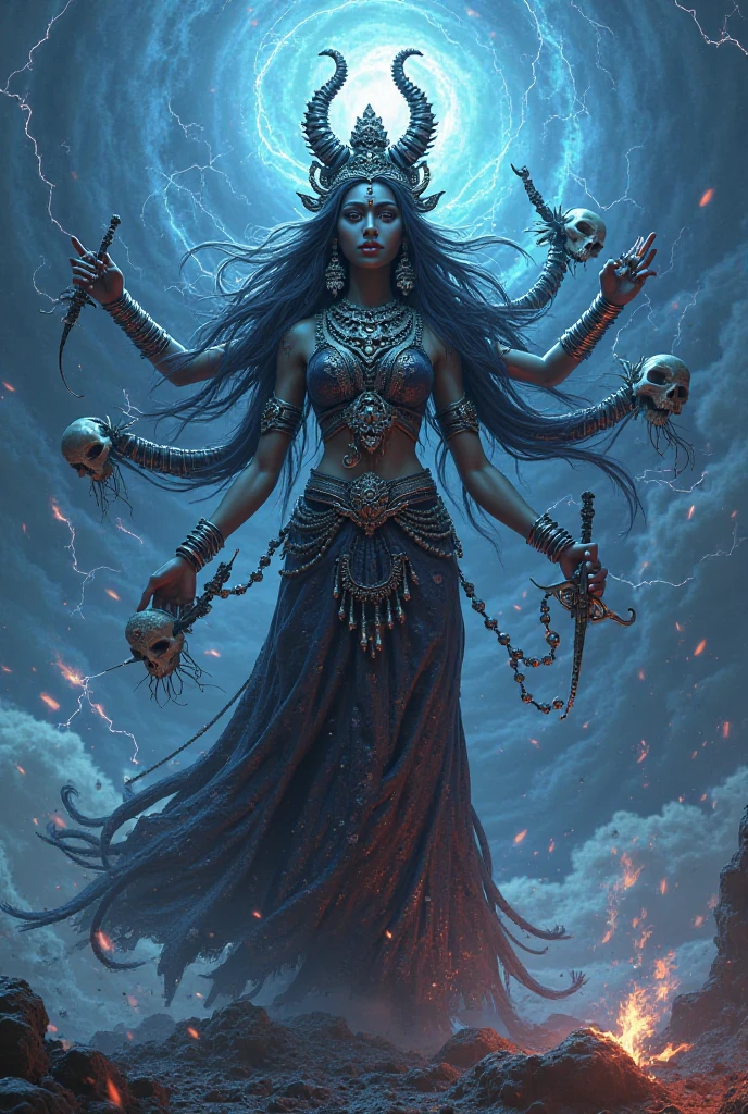 Kali devi dark photo