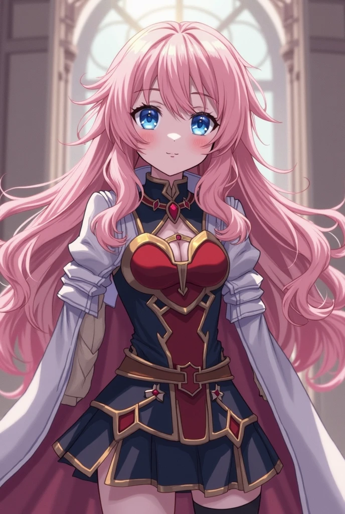(8K, top-quality, masterpiece:1.2), (reallistic, Photorealsitic:1.37), Super Detail, One girl,), (Highly detailed), (beautifully detailed eyes), (of the highest quality), (super detailed ), (masterpiece), (Detailed face),20yr old, ,1 girl, ((pink hair,long hair)), medium breasts, clothed, Perfect Lighting, BREAK, (tight, horizontal-striped, turtleneck dress:1.3), (navy, cream colors:1.2), (high-quality, soft, wool-cashmere blend:1.2), (waist belt:1.1), (gold metal buckle:1.1), (ribbed cuffs, hem:1.1), (chest cutout:1.2), (navy suede, thigh-high boots:1.3), (gold jewelry:1.2), BRAKE, (upper body tothighs:1.3), (long pink hair), (soft smile), (facing forward), (slight side pose), (blurred, white background), (soft lighting), BRAKE