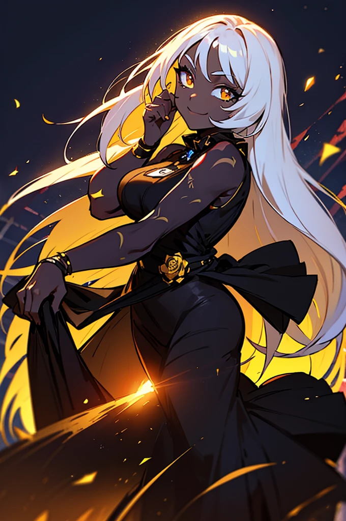 High-quality images,((Dark red skin)),Because the arms4Book,Holding a sword,30-year-old woman,One Woman,Demon woman,Blonde Updo,