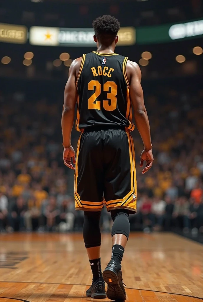 Basketball jersey yellow and black