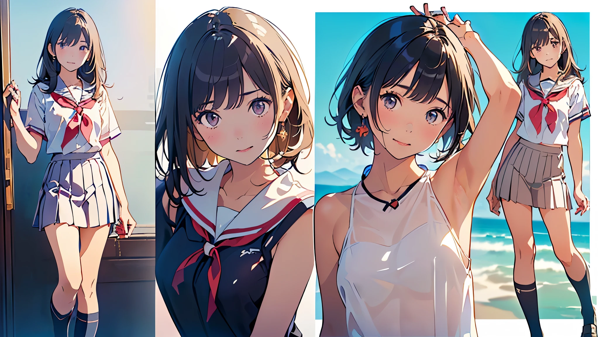 ((((realistic, Painting, 少female, 4K, masterpiece:1.5, masterpiece:1.5, top quality:1.5, high definition:1.5, Perfect Head:1.5, super detailed illustration:1.5, beautiful eyes:1.5, nude:1.5, character concept art:1.5, OFFICIAL ART, HYPER DETAIL, Full of Details , high definition exquisite fan art, calm color, Deep color, watercolor, Popular characters, Best character, Supreme character, Popular charactersデザ, Best characterデザ, Supreme characterデザ, Trendy character design, Popular charactersヘアカラー, Popular charactersヘアデザ)))), (((((ティーン少female, 青年female, female, 成人female, 淑female, 二次性徴期少female, puberty, puberty処female, pubertyfemale性器, puberty少female, pubertyギャル, pubertyギャル少female, 日焼け少female, 9歳少female, 10歳少female, 11歳少female, 少female, 13歳少female, Whole body, Full Body, whole body, Realistic head and torso, Age-appropriate head and body , Character design sheet , multiview, three-sided view, front view, side, side view, behind, Behind the View, Full body shot turnaround , same characters, Same role, scene of environmental change , Mr.々Composition, Mr.々Angle, having fansa, That's Fansa))))), (((female子学制服と全身全裸の比較, 全身全裸とfemale子学制服の比較, Whole bodyの着ている薄い学制服が透けている, The school uniform is see-through, revealing the naked body, The school uniform is see-through, revealing the naked body, The school uniform is see-through, revealing the naked body, The school uniform is see-through, revealing the naked body, 年齢相応のfemale性器が見えている, 年齢相応のfemale性器が透けて見えている, 全身の立ち姿勢でWhole bodyを見せている, The upper body is bent in a standing position with the whole body, 上体をのけ反らせて腋を見せてsquatting, 全身の立ち姿勢でshowing armpits, 全身の立ち姿勢で少し上体を反らせてshowing armpits, 腋を見せたsexy pose, 両腕を上げて腋を見せたsexy pose, 上体をのけ反らせて腋を見せてしゃがんだsexy pose, standing position with the upper body slightly raised to look up at the top , Age-appropriate realistic buttocks, Butt line , スポーティなButt line , 引き締まったButt line , behindからの全身を斜め下から見上げたButt line , behindからの全身を斜め下から見上げた引き締まったButt line , behindからの全身を斜め下から見上げたスポーティなButt line , back line , 最高の back line , Waist line , 最高のWaist line , Pelvic line , 最高のPelvic line , 引き締まったPelvic line , curvy beauty, curvy beauty少female, Groin, 最高のGroin, showing the body, Lift up the , toned body, appeal to abs, Appealing your armpits, showing armpitsポーズ, 腋を見せたsexy pose, Natural Gestures , 自然 Poses , Cute gestures, cute pose, Mr.々 Poses , Cool pose, aggressive pose, action pose, Brainy Pose, sexy pose, A picture perfect pose, Popular Poses , Beautiful Poses , healthy body, 健康的 Poses , smile 愛らしいsmile 最高のsmile 屈託のないsmile Baby face cute expression A rich expression Adorable Expression ish expression soft expression Angel Angel界隈 Little Devil Little Devil的 idol idolの制服 ジュニアidol female子学生の夏服 処female ignorance clear pure Obedient sexual goodness theory Closeness Evil free Emotional open aggressive sensual charming Passionate Emotional Bold Fan Shameless fine Cheerful Active active dynamic playful gesture Friendly gestures playful I miss you enjoy is delighted Happy is inviting to have sex The well-liked loved elegant stylish fashion pubertyのファッション fantasy fantasy制服 fantasy衣装 noble noble制服 upper class upper class制服 Vtuber 人気Vtuber セクシーVtuber cosplayer 人気cosplayer セクシーcosplayer positive for home sensitive succubus female Pastoral bright vibe cyberpunk History god聖 魔法少female 魔法少femaleの制服 puberty少femaleの日焼け跡 swimsuit sunburn marks on my eyes Mr.々I'm wearing an accessory Wears a lot of decorations Bright decoration Thin black tights that fit the whole body are transparent showing armpits 腕を上げてshowing armpits is pulling up her hair squatting Dance performance Dancer Dancing beautifully god々Female genitals with a straight line in the crotch of an age-appropriate girl that is completely transparent from 1枚だけのWhole bodyのアップシーン)))