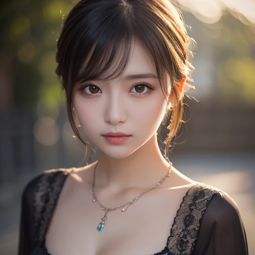 8k, Ultra-high resolution, Highest quality, masterpiece, 三分割法によるphotograph,Surreal, photograph, 1 Girl, (16 years old:1.3), pretty girl, Cute Face, Beautiful eyes in every detail, 細かくdetailedに,masterpiece,One Girl:1.2,Japan Female Teachers,extream close up,sad,streaming tears,Black short hair,Messy bun hair,(black suit:1.3),Nun's clothing,(印象派の美しい少女のPortraiture), (Gray background:1.3),(Impressionist light and colour),Gothic Girl , (One-piece suit, Embroidery lace,  Sexy Embroidered Mesh Pantyhose Gloves),Realistic Skin, Perfect and beautiful face ,完璧でCute Face, Skin with attention to detail, Perfect limbs、Narrow waist,Looking at the audience,(((Ideal body type))),A cup small breasts :2,Portraiture:2,Perfect Anatomy,鮮明なdetailed,detailed,Surreal,Light and shadow,darkness