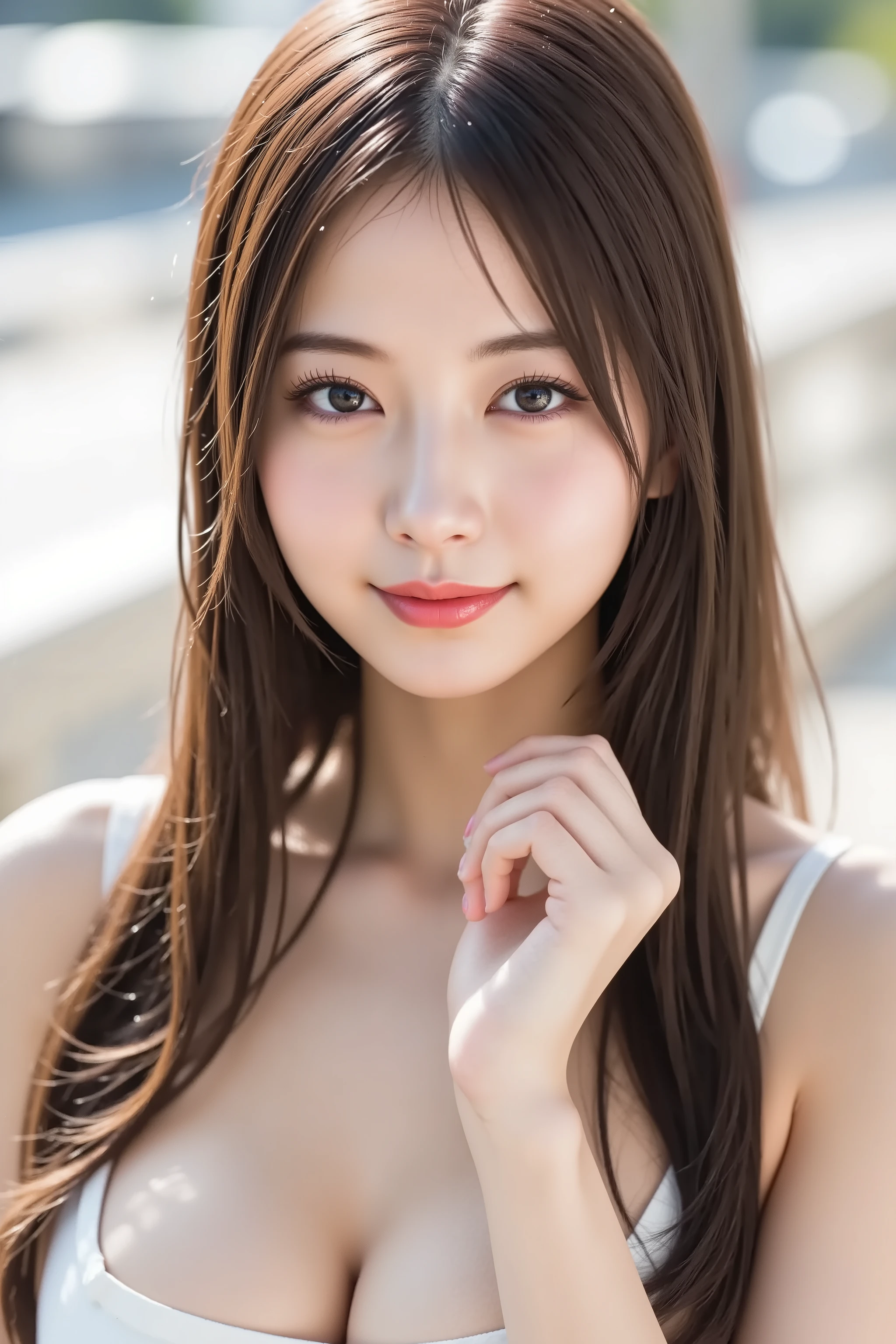 One Girl, (strapless micro bikini:1.4),
(RAW Photos, highest quality), (Realistic, Realistic:1.4), Tabletop,
Very delicate and beautiful, Very detailed, 2k wallpaper, wonderful, In detail,
Very detailedな CG Unity 8K 壁紙, Very detailedな, High resolution, Soft Light,
Beautiful detailed girl, Very detailedな目と顔, Beautiful and detailed nose, Beautiful details, Cinema Lighting,
Winter Night View, Illumination of the street trees at Roppongi Hills, that'it's snowing,
Perfect Anatomy, Slender body,bangs, View your audience, smile、Full body pose、Soft Breasts