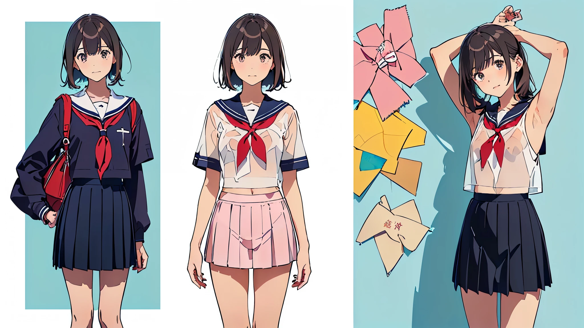 ((((realistic, Painting, 少female, 4K, masterpiece:1.5, masterpiece:1.5, top quality:1.5, high definition:1.5, Perfect Head:1.5, super detailed illustration:1.5, beautiful eyes:1.5, nude:1.5, character concept art:1.5, OFFICIAL ART, HYPER DETAIL,  Full of Details ,  high definition exquisite fan art, calm color, Deep color, watercolor, Popular characters, Best character, Supreme character, Popular charactersデザ, Best characterデザ, Supreme characterデザ, Trendy character design, Popular charactersヘアカラー, Popular charactersヘアデザ)))), (((((ティーン少female, 青年female, female, 成人female, 淑female, 二次性徴期少female,  puberty,  puberty処female,  pubertyfemale性器,  puberty少female,  pubertyギャル,  pubertyギャル少female, 日焼け少female, 9歳少female, 10歳少female, 11歳少female, 少female, 13歳少female, Whole body, Full Body, whole body, Realistic head and torso, Age-appropriate head and body , Character design sheet , multiview,  three-sided view, front view, side, side view, behind, Behind the View, Full body shot turnaround , same characters, Same role,  scene of environmental change , Mr.々Composition, Mr.々Angle, having fansa, That's Fansa))))), (((female子学制服と全身全裸の比較, 全身全裸とfemale子学制服の比較, Whole bodyの着ている薄い学制服が透けている, The school uniform is see-through, revealing the naked body, The school uniform is see-through, revealing the naked body, The school uniform is see-through, revealing the naked body, The school uniform is see-through, revealing the naked body, 年齢相応のfemale性器が見えている, 年齢相応のfemale性器が透けて見えている, 全身の立ち姿勢でWhole bodyを見せている, The upper body is bent in a standing position with the whole body, 上体をのけ反らせて腋を見せてsquatting, 全身の立ち姿勢でshowing armpits, 全身の立ち姿勢で少し上体を反らせてshowing armpits, 腋を見せたsexy pose, 両腕を上げて腋を見せたsexy pose, 上体をのけ反らせて腋を見せてしゃがんだsexy pose,  standing position with the upper body slightly raised to look up at the top , Age-appropriate realistic buttocks, Butt line , スポーティなButt line , 引き締まったButt line , behindからの全身を斜め下から見上げたButt line , behindからの全身を斜め下から見上げた引き締まったButt line , behindからの全身を斜め下から見上げたスポーティなButt line ,  back line , 最高の back line , Waist line , 最高のWaist line , Pelvic line , 最高のPelvic line , 引き締まったPelvic line , curvy beauty, curvy beauty少female, Groin, 最高のGroin,  showing the body, Lift up the , toned body, appeal to abs, Appealing your armpits, showing armpitsポーズ, 腋を見せたsexy pose, Natural Gestures , 自然 Poses , Cute gestures, cute pose, Mr.々 Poses , Cool pose,  aggressive pose, action pose,  Brainy Pose, sexy pose, A picture perfect pose, Popular Poses ,  Beautiful Poses , healthy body, 健康的 Poses , smile　愛らしいsmile　最高のsmile　屈託のないsmile　Baby face　 cute expression　A rich expression　Adorable Expression　 ish expression　soft expression　Angel　Angel界隈　Little Devil　Little Devil的　idol　idolの制服　ジュニアidol　female子学生の夏服　処female　ignorance　clear　 pure 　Obedient　 sexual goodness theory 　Closeness　Evil free　Emotional　open　aggressive　sensual　 charming　Passionate　Emotional　Bold　Fan　Shameless　fine　Cheerful　Active　active　dynamic　 playful gesture　Friendly gestures　playful 　I miss you　 enjoy　is delighted　Happy 　 is inviting to have sex　The well-liked 　loved　elegant　stylish fashion　 pubertyのファッション　fantasy　fantasy制服　fantasy衣装　noble　noble制服　upper class　upper class制服　Vtuber　人気Vtuber　セクシーVtuber　cosplayer　人気cosplayer　セクシーcosplayer　 positive for home　sensitive　succubus　 female 　Pastoral　bright vibe　cyberpunk　 History　god聖　魔法少female　魔法少femaleの制服　 puberty少femaleの日焼け跡　swimsuit sunburn marks on my eyes　Mr.々I'm wearing an accessory 　Wears a lot of decorations　Bright decoration　 Thin black tights that fit the whole body are transparent　showing armpits　腕を上げてshowing armpits　is pulling up her hair　squatting　Dance performance　Dancer　Dancing beautifully　god々Female genitals with a straight line in the crotch of an age-appropriate girl that is completely transparent from 　1枚だけのWhole bodyのアップシーン)))