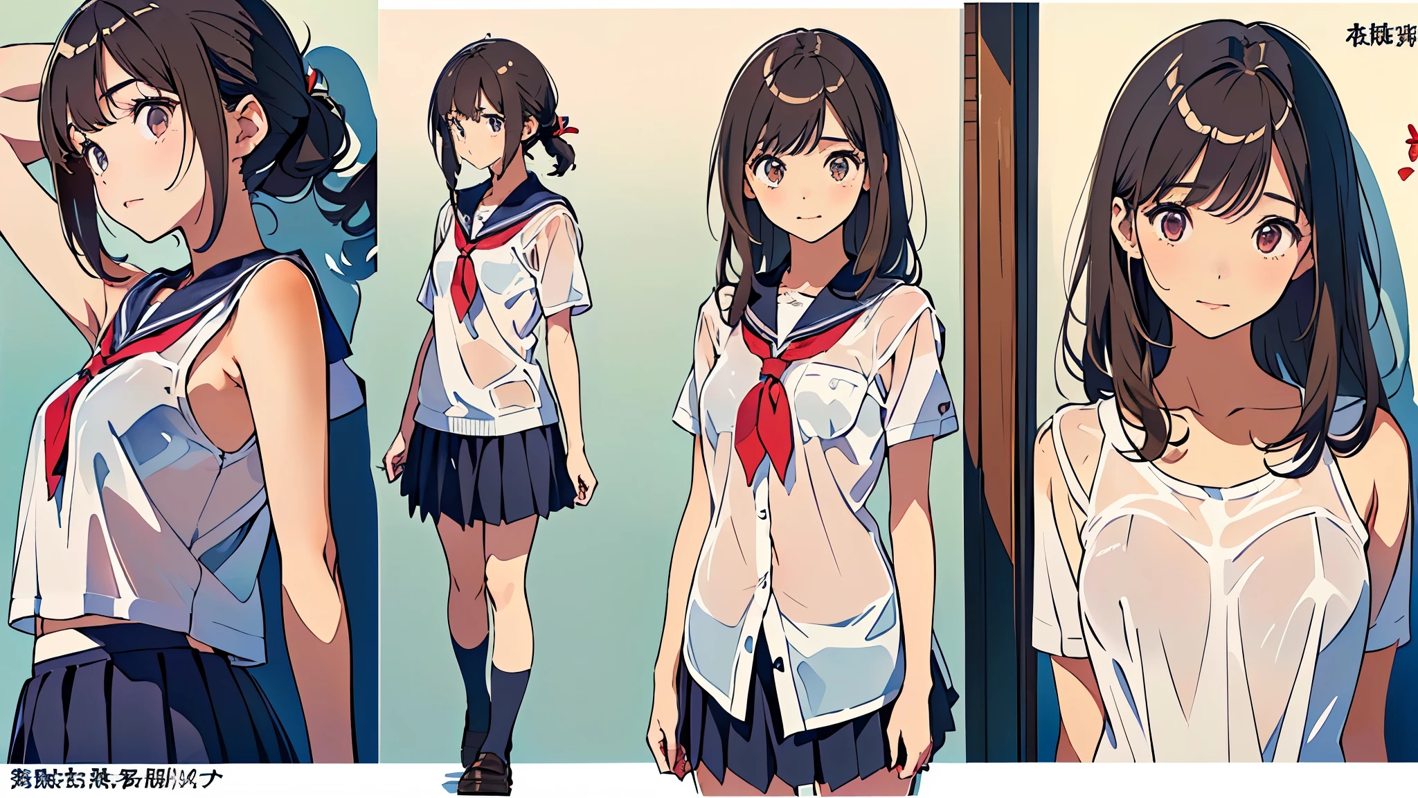 ((((realistic, Painting, 少female, 4K, masterpiece:1.5, masterpiece:1.5, top quality:1.5, high definition:1.5, Perfect Head:1.5, super detailed illustration:1.5, beautiful eyes:1.5, nude:1.5, character concept art:1.5, OFFICIAL ART, HYPER DETAIL,  Full of Details ,  high definition exquisite fan art, calm color, Deep color, watercolor, Popular characters, Best character, Supreme character, Popular charactersデザ, Best characterデザ, Supreme characterデザ, Trendy character design, Popular charactersヘアカラー, Popular charactersヘアデザ)))), (((((ティーン少female, 青年female, female, 成人female, 淑female, 二次性徴期少female,  puberty,  puberty処female,  pubertyfemale性器,  puberty少female,  pubertyギャル,  pubertyギャル少female, 日焼け少female, 9歳少female, 10歳少female, 11歳少female, 少female, 13歳少female, Whole body, Full Body, whole body, Realistic head and torso, Age-appropriate head and body , Character design sheet , multiview,  three-sided view, front view, side, side view, behind, Behind the View, Full body shot turnaround , same characters, Same role,  scene of environmental change , Mr.々Composition, Mr.々Angle, having fansa, That's Fansa))))), (((female子学制服と全身全裸の比較, 全身全裸とfemale子学制服の比較, Whole bodyの着ている薄い学制服が透けている, The school uniform is see-through, revealing the naked body, The school uniform is see-through, revealing the naked body, The school uniform is see-through, revealing the naked body, The school uniform is see-through, revealing the naked body, 年齢相応のfemale性器が見えている, 年齢相応のfemale性器が透けて見えている, 全身の立ち姿勢でWhole bodyを見せている, The upper body is bent in a standing position with the whole body, 上体をのけ反らせて腋を見せてsquatting, 全身の立ち姿勢でshowing armpits, 全身の立ち姿勢で少し上体を反らせてshowing armpits, 腋を見せたsexy pose, 両腕を上げて腋を見せたsexy pose, 上体をのけ反らせて腋を見せてしゃがんだsexy pose,  standing position with the upper body slightly raised to look up at the top , Age-appropriate realistic buttocks, Butt line , スポーティなButt line , 引き締まったButt line , behindからの全身を斜め下から見上げたButt line , behindからの全身を斜め下から見上げた引き締まったButt line , behindからの全身を斜め下から見上げたスポーティなButt line ,  back line , 最高の back line , Waist line , 最高のWaist line , Pelvic line , 最高のPelvic line , 引き締まったPelvic line , curvy beauty, curvy beauty少female, Groin, 最高のGroin,  showing the body, Lift up the , toned body, appeal to abs, Appealing your armpits, showing armpitsポーズ, 腋を見せたsexy pose, Natural Gestures , 自然 Poses , Cute gestures, cute pose, Mr.々 Poses , Cool pose,  aggressive pose, action pose,  Brainy Pose, sexy pose, A picture perfect pose, Popular Poses ,  Beautiful Poses , healthy body, 健康的 Poses , smile　愛らしいsmile　最高のsmile　屈託のないsmile　Baby face　 cute expression　A rich expression　Adorable Expression　 ish expression　soft expression　Angel　Angel界隈　Little Devil　Little Devil的　idol　idolの制服　ジュニアidol　female子学生の夏服　処female　ignorance　clear　 pure 　Obedient　 sexual goodness theory 　Closeness　Evil free　Emotional　open　aggressive　sensual　 charming　Passionate　Emotional　Bold　Fan　Shameless　fine　Cheerful　Active　active　dynamic　 playful gesture　Friendly gestures　playful 　I miss you　 enjoy　is delighted　Happy 　 is inviting to have sex　The well-liked 　loved　elegant　stylish fashion　 pubertyのファッション　fantasy　fantasy制服　fantasy衣装　noble　noble制服　upper class　upper class制服　Vtuber　人気Vtuber　セクシーVtuber　cosplayer　人気cosplayer　セクシーcosplayer　 positive for home　sensitive　succubus　 female 　Pastoral　bright vibe　cyberpunk　 History　god聖　魔法少female　魔法少femaleの制服　 puberty少femaleの日焼け跡　swimsuit sunburn marks on my eyes　Mr.々I'm wearing an accessory 　Wears a lot of decorations　Bright decoration　 Thin black tights that fit the whole body are transparent　showing armpits　腕を上げてshowing armpits　is pulling up her hair　squatting　Dance performance　Dancer　Dancing beautifully　god々Female genitals with a straight line in the crotch of an age-appropriate girl that is completely transparent from 　1枚だけのWhole bodyのアップシーン)))