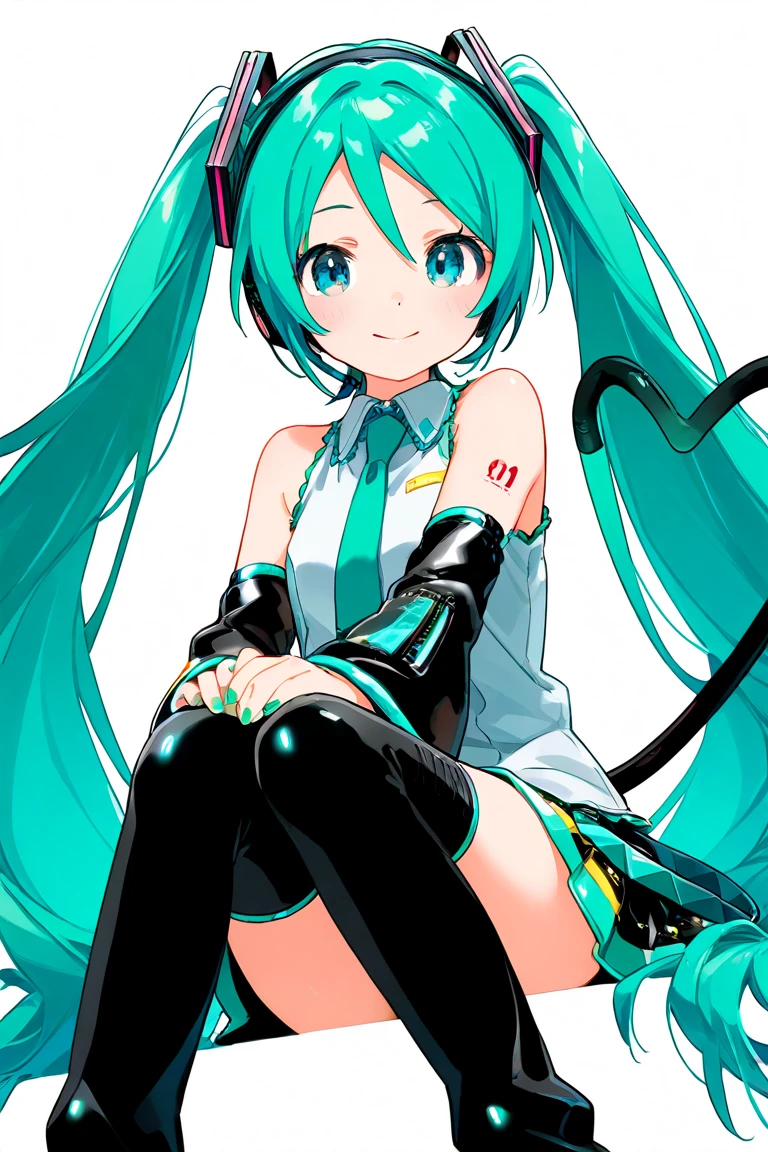 Anime art of beautiful Hatsune miku with beautifel legs by artgerm, rossdraws, magali villeneuve, Gil Elvgren, Earl Moran, Art Frahm, symmetrical shoulders, evangelion style eyes