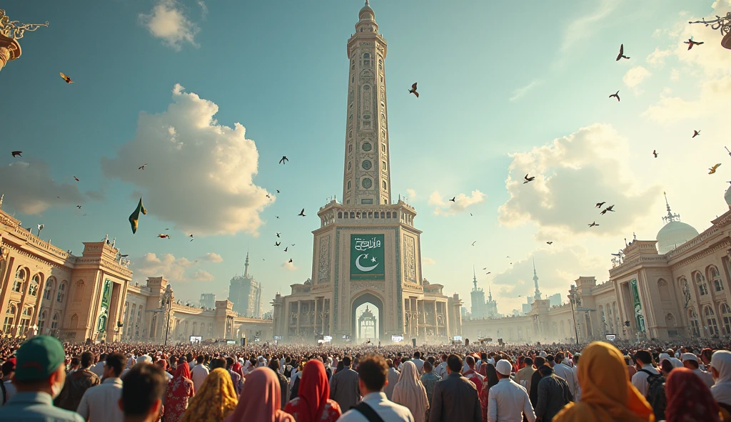 Pakistan Independence Day celebration at minar-e-pakistan