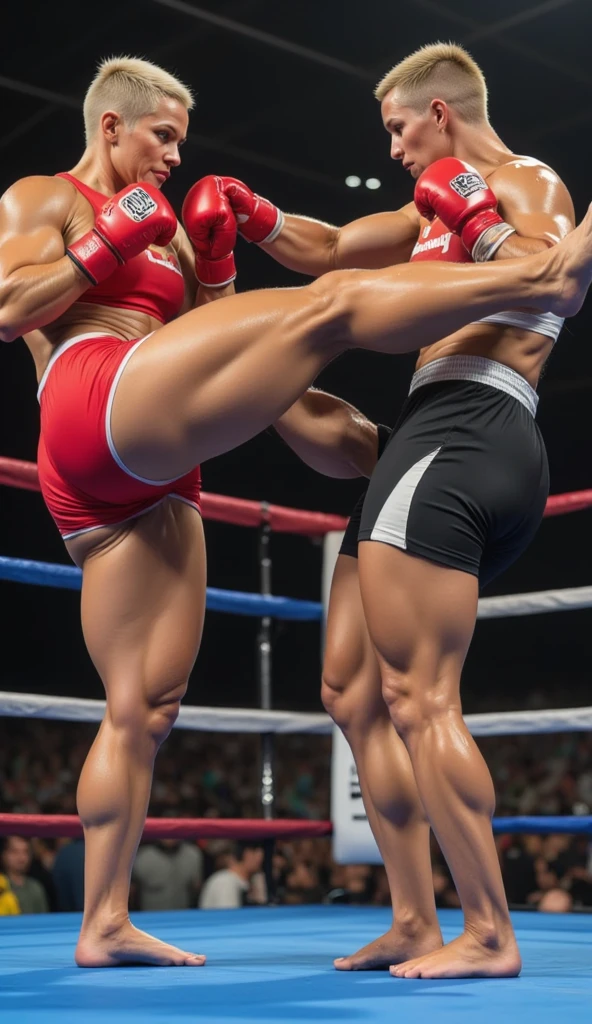 Riesige Muskelfrau, Weibliche Bodybuilderin, vascular, Knackende Venen, sehr schlank, bare feet, huge calves, muscular legs, Abs, Bizeps anspannen, spitzer Bizeps, Triceps bulge, Aufgebockt, Zerrissen, zerfetzte, passen, Strong, sicher, sexy, Wrestling fight