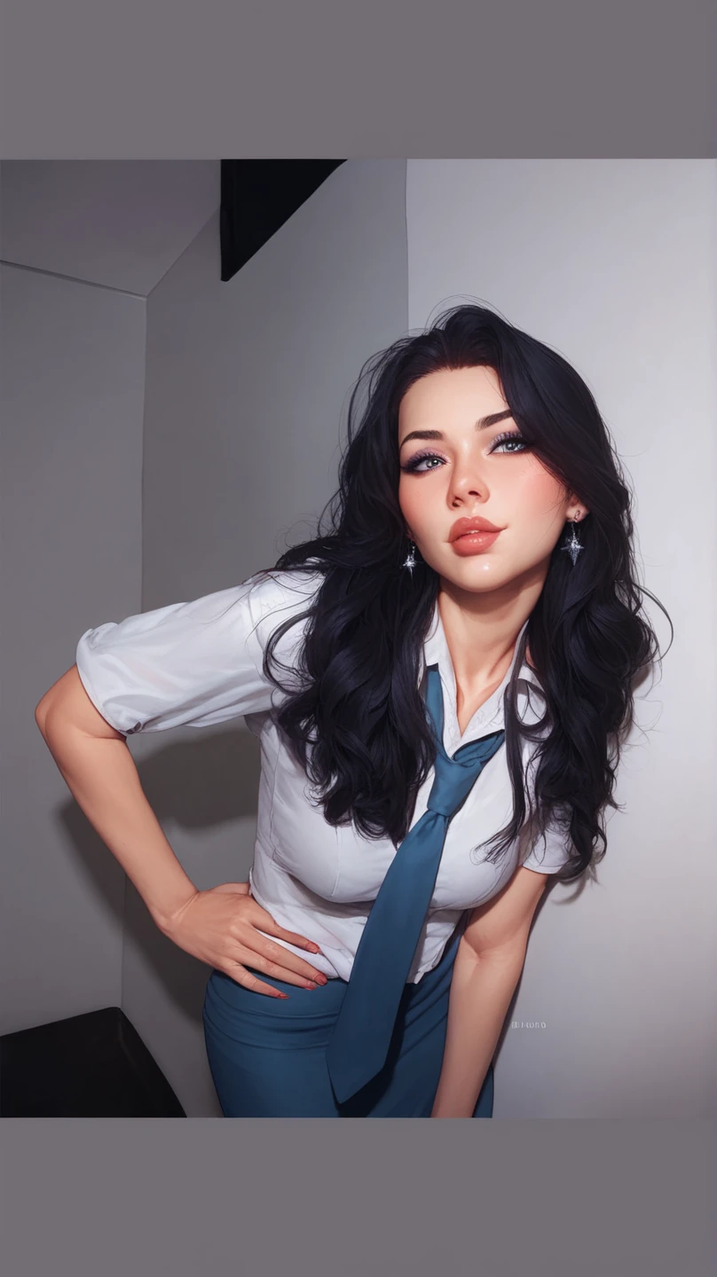 ((masterpiece)), ((very realistic)), Beautiful face of a girl with big eyes, full lips, long eyelashes, bare breasts, In a sensuous pose, very detailed, (realistic atmosphere), very detailed 얼굴, intricate details, vivid colors, dramatic lighting, cinematic composition, Anime-inspired art style, fascinating face, voluptuous body, big tits, Facial expression of orgasm during sex, sweaty body, hot body, Slender legs, wearing black panties, Wearing a bra that is constantly untied, A facial expression that strongly feels an orgasm, Two arms, two legs, Sweat-drenched body, soft bedroom lighting, Happy expression after experiencing orgasm, Sexy bra