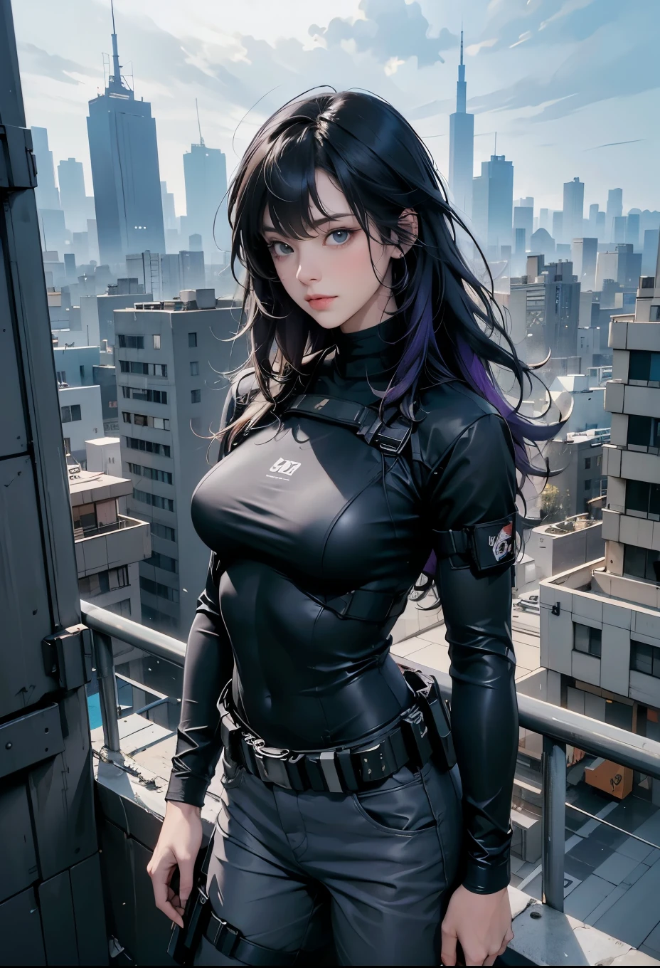 ((Best quality)), ((masterpiece)), (detailed:1.4), 3D, an image of a beautiful cyberpunk female, sexy, girl with a gun, HDR (High Dynamic Range),Ray Tracing,NVIDIA RTX,Super-Resolution,Unreal 5,Subsurface scattering,PBR Texturing,Post-processing,Anisotropic Filtering,Depth-of-field,Maximum clarity and sharpness,Multi-layered textures,Albedo and Specular maps,Surface shading,Accurate simulation of light-material interaction,Perfect proportions,Octane Render,Two-tone lighting,Wide aperture,Low ISO,White balance,Rule of thirds,8K RAW,Masterpiece, best quality, (8k very detailed CG unit wallpaper) (best quality), (best illustration), {{{micro bikini}}},