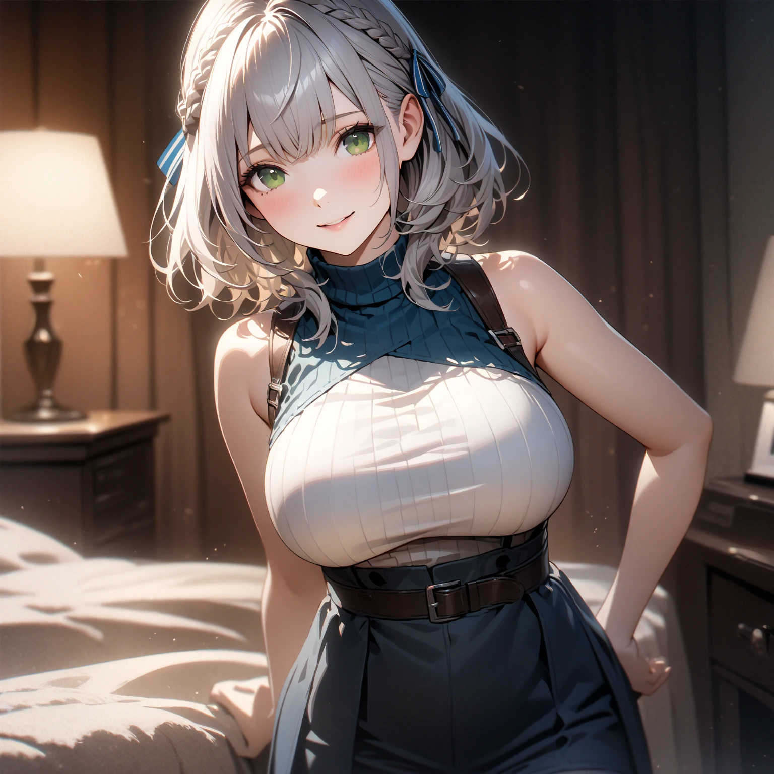 Re:Creators Meteora、slouch、Slight cleavage、