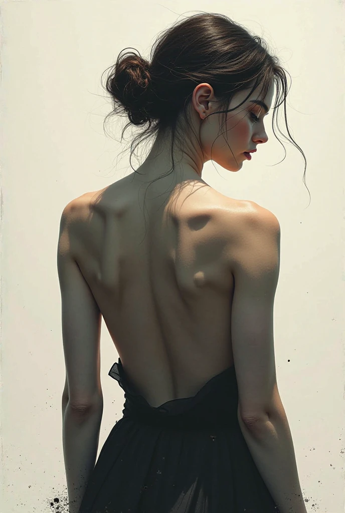 Create a cover that reflects anorexia and bulimia in modeling