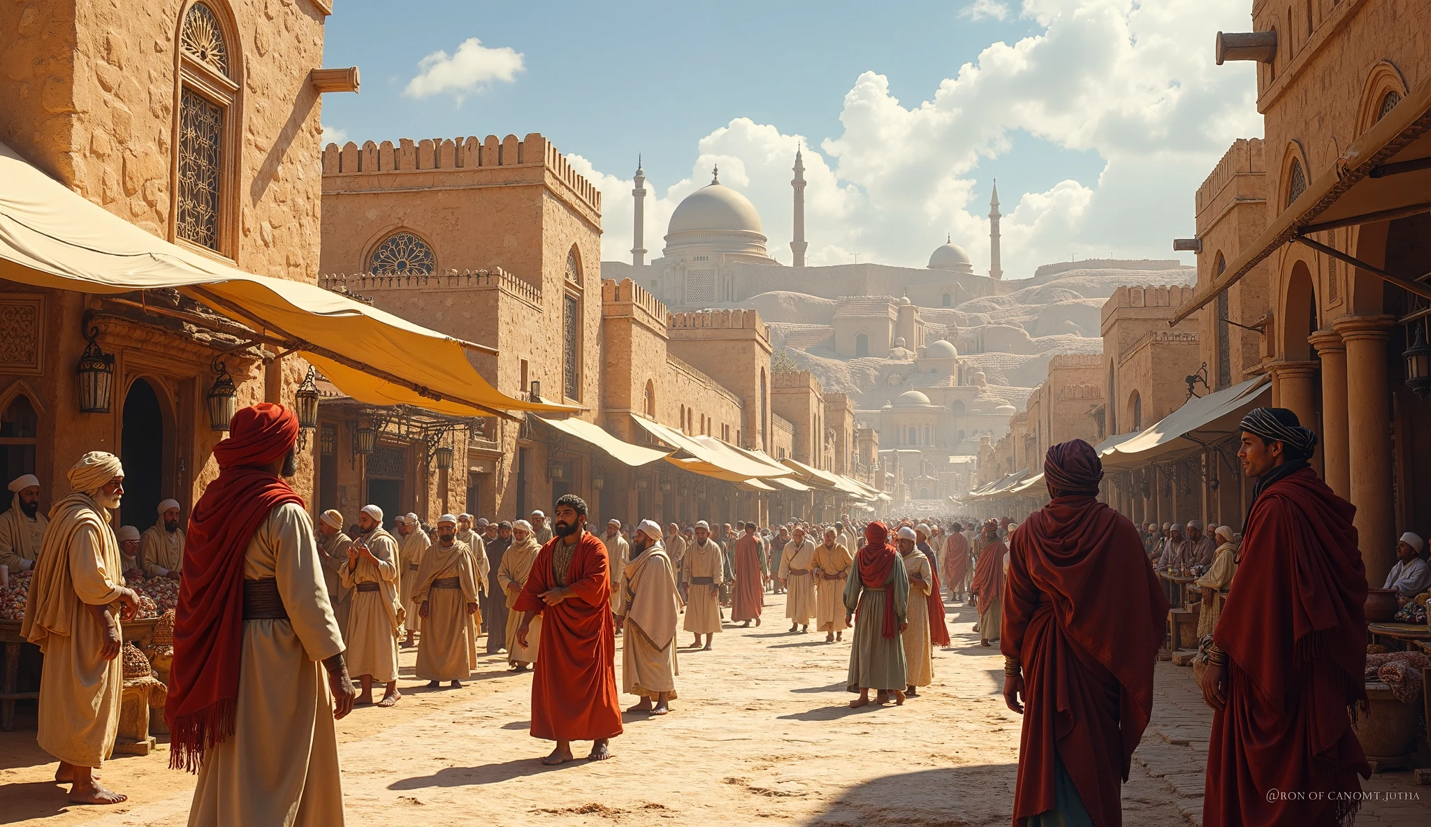 Alexandria main market full of commerce