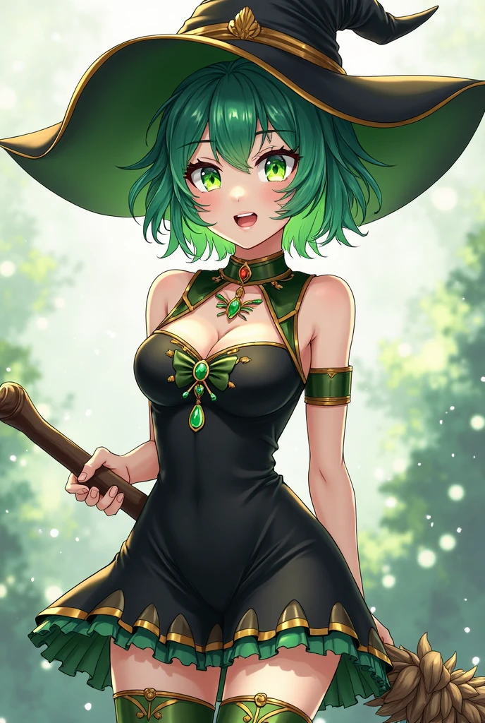 (La mejor calidad, 8k, 12), 1  chica, Tatsumaki, Pelo corto, cabello verde, tiny breast, El cuerpo perfecto, Cara ultra detallada, Labios detallados, ojos delgados, vestido negro, Standingn, tentador, excitado, areolas convexas, en celo, Milf, vapor, sexo, tembloroso, , Mirando hacia arriba, desde directamente arriba, Ahegao, espermatozoides en la cara, Wet,(Portada de la revista:1.8)、((desde abajo:1.2))、(Ponte en cuclillas y muestra tu entrepierna)、(dynamic pose:1.1), Pretty 1girl, highest qualityr、The Ultra-High Definition、high resolusion、extremadamente detalles CG、Fondos de pantalla de la unidad 8k、17 year old、hermosos ojos detallados,Pelo de coleta、(((enfermera, Enfermera negra, Gorra de enfermera, desgaste negro, Legwear negro, Guantes negros de codo、Purple satin panties、 Good purple satin、Microfalda negra)))、(un cuerpo mojado:1.4)、(cuerpo brillante,:1.6)、 sonrojarse, sudar,be shy、rubor rojo、lleno de timidez,(nsfw)