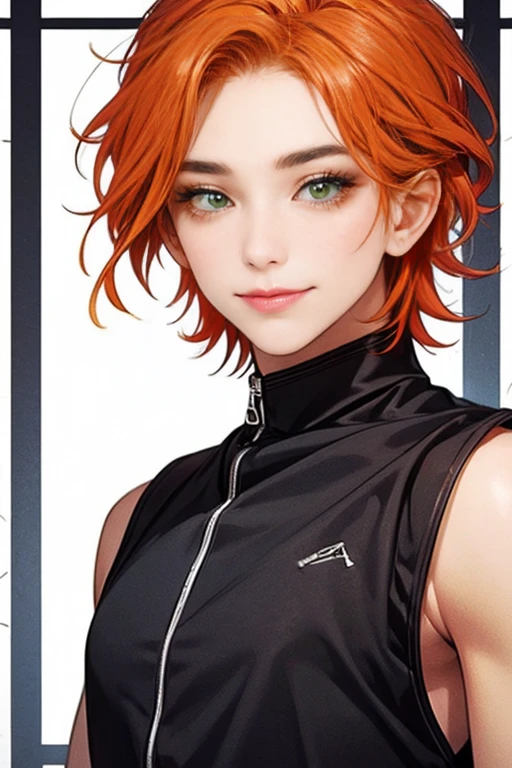 {{Dynamic configuration}},{{masterpiece}}, {{{Highest quality}}},{{Very detailed}},{{Reddening with anger}},{{V-shaped eyebrows}},{{shape}},{{expensive}},{{Adult woman sweating with fatigue}},{{Dolphin Shorts}},{{White sleeveless zip hoodie with an open neckline}} Red Hair Bob Small breasts expensive The body is slim Thin legs Turf ground clavicle Décolletage Wristband Forward bendingみ Forward bending