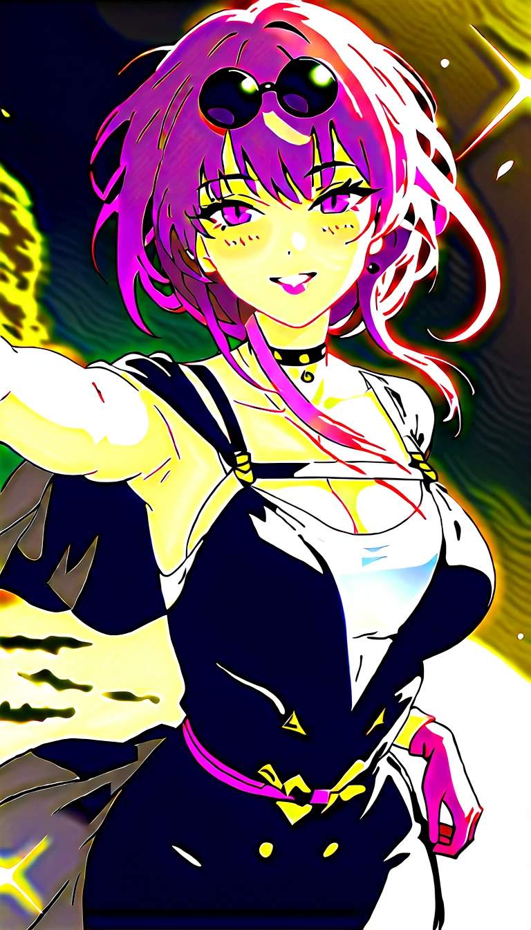 (top-quality,masterpiece,Anatomically correct,Full limbs,complete fingers,Precise fingertip detail,8K),(9 0 s anime style,anime cels,cel shaded anime),(Hyper-detailing:1.15),(super model.Photorealista, Perfect Anatomy,(1人の女性:1.5),
aura freelen, Horns, Twin braids, Necklace, Strapless shirt, navel cutout, White skirt, red waist cape, elbow groves, Thigh boots, , Solo, Upper body, face to the viewer, Looking at Viewer, (Raging Eyes:1.2),(Ridicule:1.36),joyous expression,The theme color when opening the mouth is red.,Violence Everywhere, Mental breakdown, intimidation, Ways to harm, revenge, rage, destruction, murder, Maniacal,magician, ((Magical Dark Forest :1.2)),at the sunset, a moon, ((Strong dark shadows recommended for the scene:1.2)), Beautiful magical style of butterflies with golden flowers shining, Golden Water Reflection,Dramatic light, Bloody destruction of corpses in the background, (Representation of dark and blurred background:1.4), spell magic, ((magic in hand)),(using light magic:1.4), Magic Circle, (Illustration :1.1),Watercolor painting, ((watercolor paiting)), art stations, Concept art, Smooth,imaginative overlays, artistic fusion,fantastical scenes, evocative narratives, striking visuals,((Depth of field and blur)),Image of slender and beautiful Beverly: 1.1), souls, Digital Illustration, Fierce, concept-art, Digital Painting,
