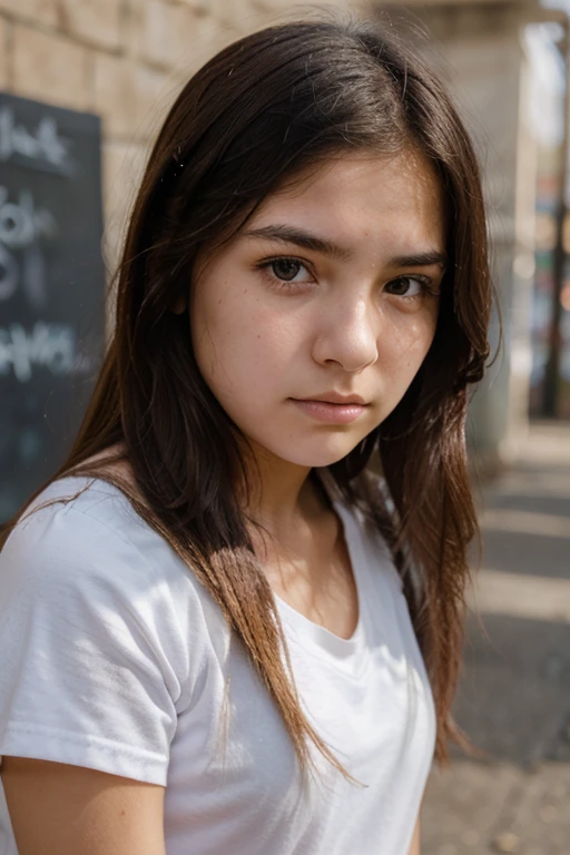 15 YEAR-OLD GIRL, CLOSEUP SHOT.