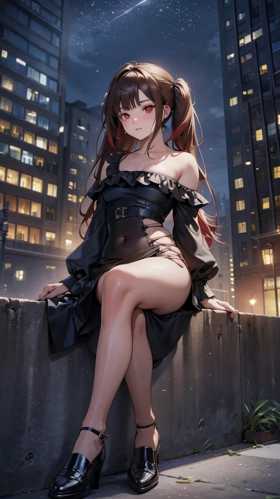 (nsfw), (uncensored), (1girl) , young female in her twenties, Native American,kkw-NativeAmerican, Arched eyebrows, (Green eyes Prominent Eye Shape,<lora:eye_size_slider_v1:-1> ), (Ginger, <lora:ginger-LECO:-0.5> Long with lace braid hairstyle), (wearing luxurious black Skirt suit with a turtleneck),<lora:ClothingAdjuster3:-0.5>, full lips,(fake body), sagging, (large breasts) , Natural "no-makeup" makeup,curl mascara,,, , rectangle earrings ,
(solo focus), head out of frame, Sitting down with legs crossed, , ,
masterpiece,ultra high res, top quality, best quality, official art, beautiful and aesthetic, detailed skin, extreme detailed, highest detailed, detailed face, volumetric lighting ,detail RAW color photo professional, backlighting, hard focus, film grain,god rays,
background A bustling, vibrant Rio de Janeiro street during a carnival parade at Evening glow,
<lora:uv:0.65>,<lora:add_detail:0.33>,<lora:more_details:0.33>,<lora:DW:0.25>,, <lora:DSDA_20231009004013:0.66>