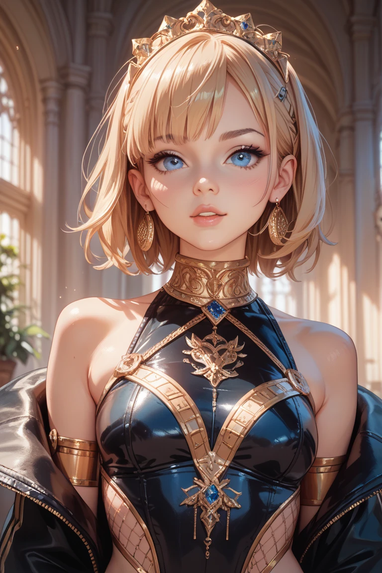 8 k, Best quality, masterpiece, Ultra high resolution, (Realism: 1.4), original photo, (realistic skin texture: 1.3), (Granularity: 1.3), (Selfie angle), 1 girl, Beautiful eyes and facial details, masterpiece, Best quality, close-up, upper body, adult breasts, I look at the viewer