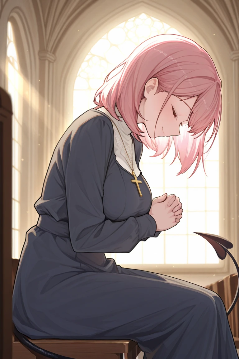 ((boy,Cross-dressing,penis,Squeeze,erection)),(((Intense orgasm:1.1))),(tears:1.2),(Sweat:1.3),((at the castle:1.1)),(skirt,garter belt,panty),(button-down,wearing lace),(clothing),(Squint eyes:1.3),(embarrassing,blush:1.3), masterpiece, Highest quality, Very detailed, Dynamic Angle, ((Perfect hands)),Great background, Meaningful Background, Absurd background, Artistic Overlays,(at church),panty、squat,Silver Hair