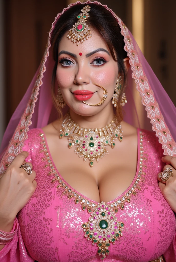 Hansika Motwani is a angel, Big breast, Big  . Indian Apsara, indian angel. Curvy figure, beautiful face, beautiful figure, flowers stage. On her head flowers garland. She has angel wings. Her body cover with flowers. All outfits made with flowers. 