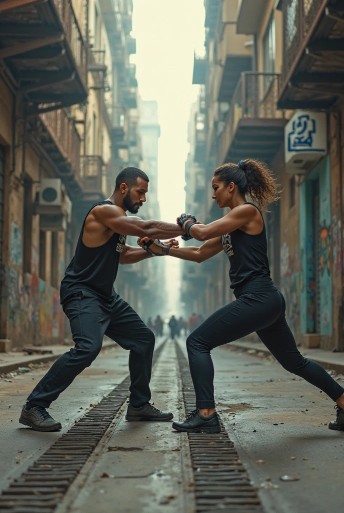 male woman fight quarrel
