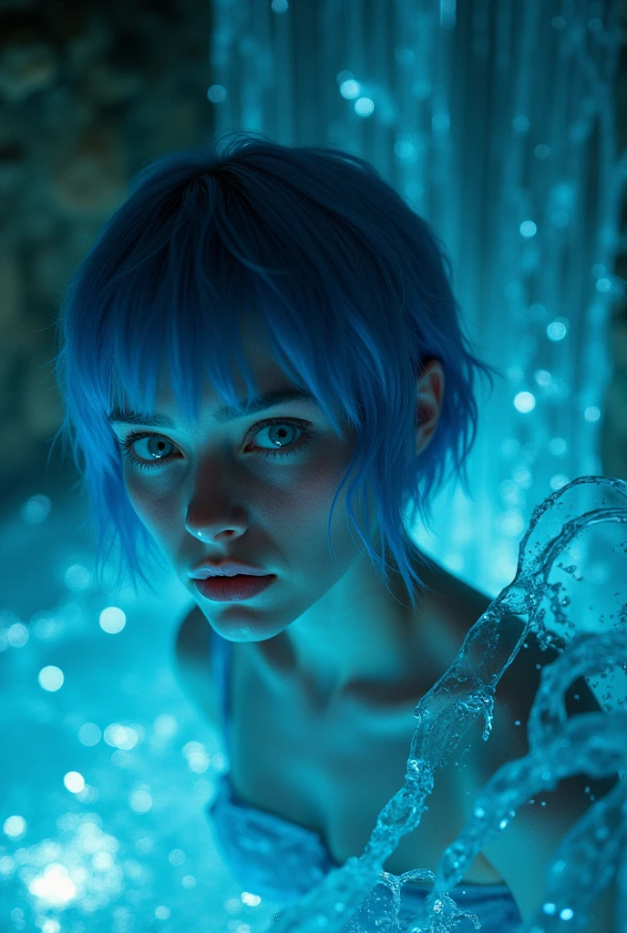 masterpiece, best quality, 1girl, furina, genshin impact, white hair, blue hair, cute,
mas
tear shaped pupils, sad, cry, underwater,
&g
bubbles, sea, submerged, abandoned city