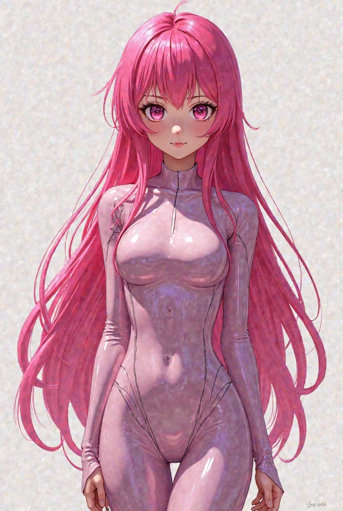 (masterpiece, best quality), 1girl, <lora:LacusSeedFreedom:0.8> LacusSeedFreedom, 1girl, solo, very long hair, blue eyes, hair ornament, medium breasts, pink hair, white bodysuit, covered navel, skin tight,