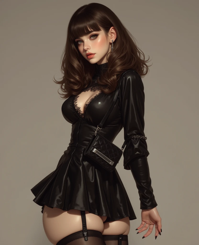 Gothic with miniskirt