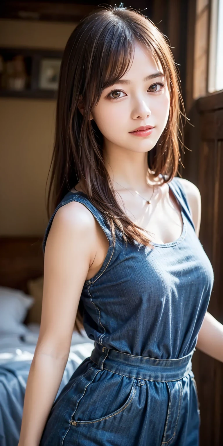 8k, highest quality, masterpiece, realistic, Super detailed, HDR, Portra 400, f2.8, natural color, detailed texture, Natural light, cute, nice, japanese girl, Highly detailed CG Unity 8k wallpaper, highest quality, Super detailed, masterpiece, realistic, photo realistic, とても詳しいcute女の子, 19 years old, round eyes, viewer, blush, parted lips, half body shot , black sportswear, Gym, big breasts, bangs, black hair, long hair, スポーツGymの背景, A large window that reflects the city, NSFW,