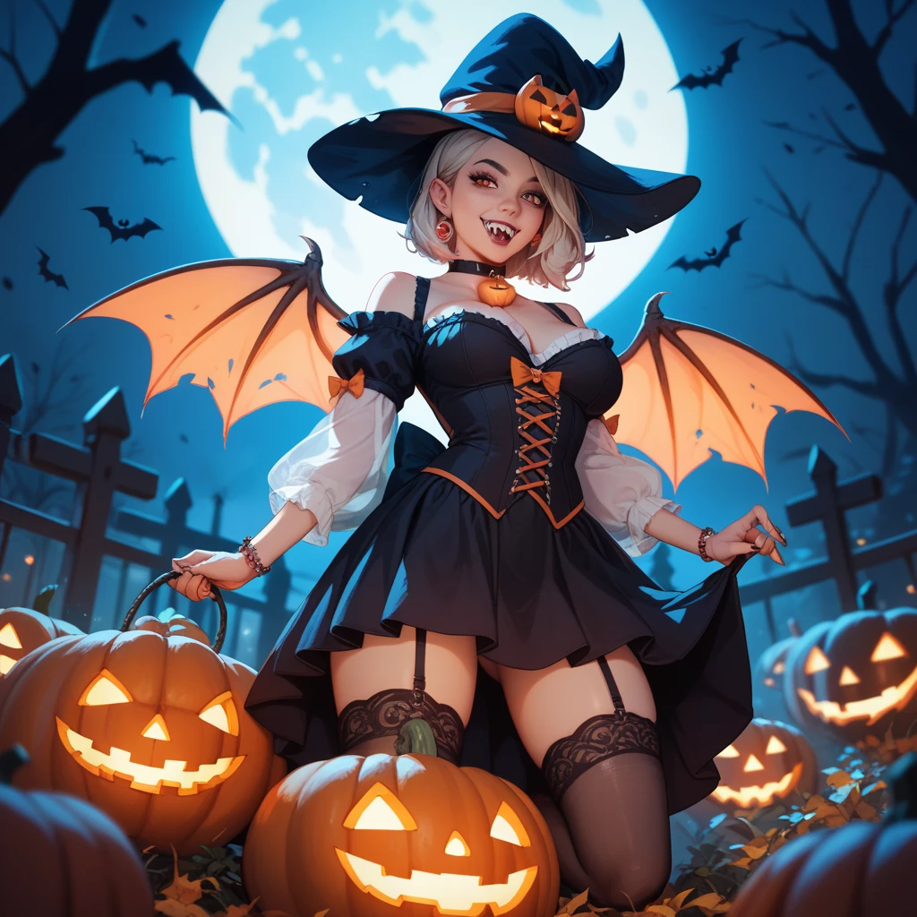 (Masterpiece: 1.3), (Best Quality: 1.2), close-up of one beautiful girl, super hyper-detailed illustration,
BREAK
The ultra-high definition、Top-notch image quality、Maximum quality、Full feet and hands、complete fingers、Beautiful and slender woman、1 person、Leather halloween Cosplay、Little Devil、Bery short hair、blackstockings、halloween 、cinematic lighting