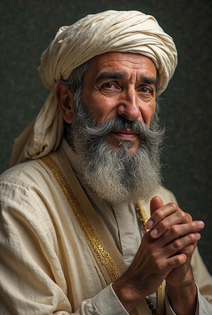 Muslim baba hakim have musal dasta for logo image 
