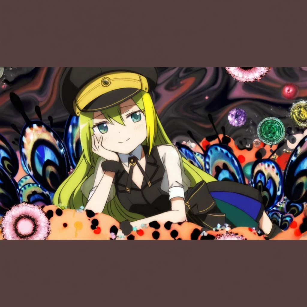 Camouflage，Female Soldier，Dark green，Large Breasts，