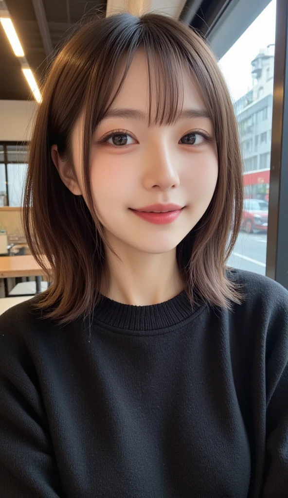 Sunburn marks on tanned skin、blush、Multicolored hair color、Bangs on the face、Bangs between the eyes、A cute-looking 20-year-old、A strong wind blows my hair in front of my face、Beautiful big sparkling eyes, Cute eyes hidden by long bangs、Yawn、No visible nasolabial folds、Short micro mini skirt、Blouses in a variety of colors and patterns、Korean Beauty、Blonde Short Hair