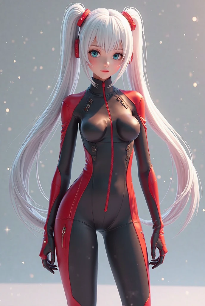 high detail, Full body, wearing (tight shirt:1.2), beautiful detailed face, hazel eyes, (attractive fitness woman:1.3), (seductive:1.1), (blushing:1.1), hourglass body shape, complete shiny aerobic black and red latex bodysuit, big round breasts