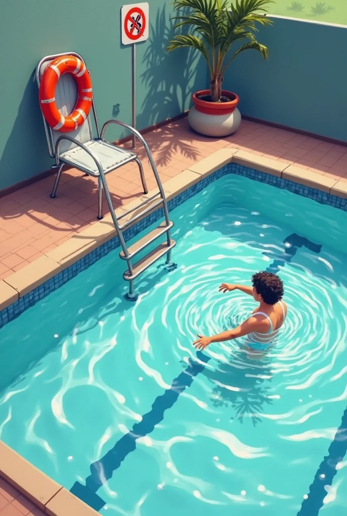 Pool 、Beer 、Luxury cruiser pool、An old man filled with joy surrounded by beautiful women