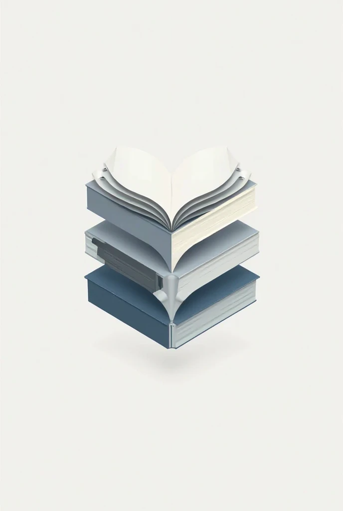 open book, sunlight, simplicity, gradient color, blue background, modern style, symmetrical design, line style, graphic design, 2d graphics, --auto --s2