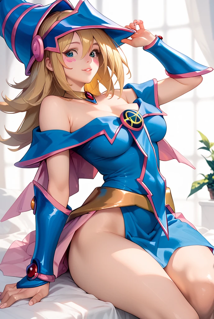 Best Quality, 8k , High resolution,masterpiece:1.2), (ultra detailed), (naked) (unclothed) (naked) (NSFW is not safe for artwork), (dark magician girl) (Yu-gi-oh setup), (pose sexual), (realist,photorealist,fotorrealista:1.37), (HdR,High Definition), (portrait), (vivid colors), (long legs), (clearly elongated face), (broad) (Hermosos detailed eyes), (beautiful detailed lips), (extremely detailed eyes and face),(Yellow hair) bright eyes Dynamic angle and posture, soaked in sweat, perspiration, undressing (long eyelashes), (sharp focus), (Physically based representation), (unclothed), (big breasts) (open legs), (intense), (expression of intense desire), (Motion blur), (elegant), (slim figure), (anime inspired), (bright lights), (sexual), (contrasting colors), (mysterious atmosphere), (action packed scene), (Unique style), (Amazing), (elegant), (evocative), (expressive), (Intriguing atmosphere), (giant breasts:1.2) ((Best Quality)),((Very detailed)),masterpiece,absurdities,detailed face,beautiful face,(detailed eyes, deep eyes),(1 girl),((dynamic pose)), (naked) (unclothed) (naked)