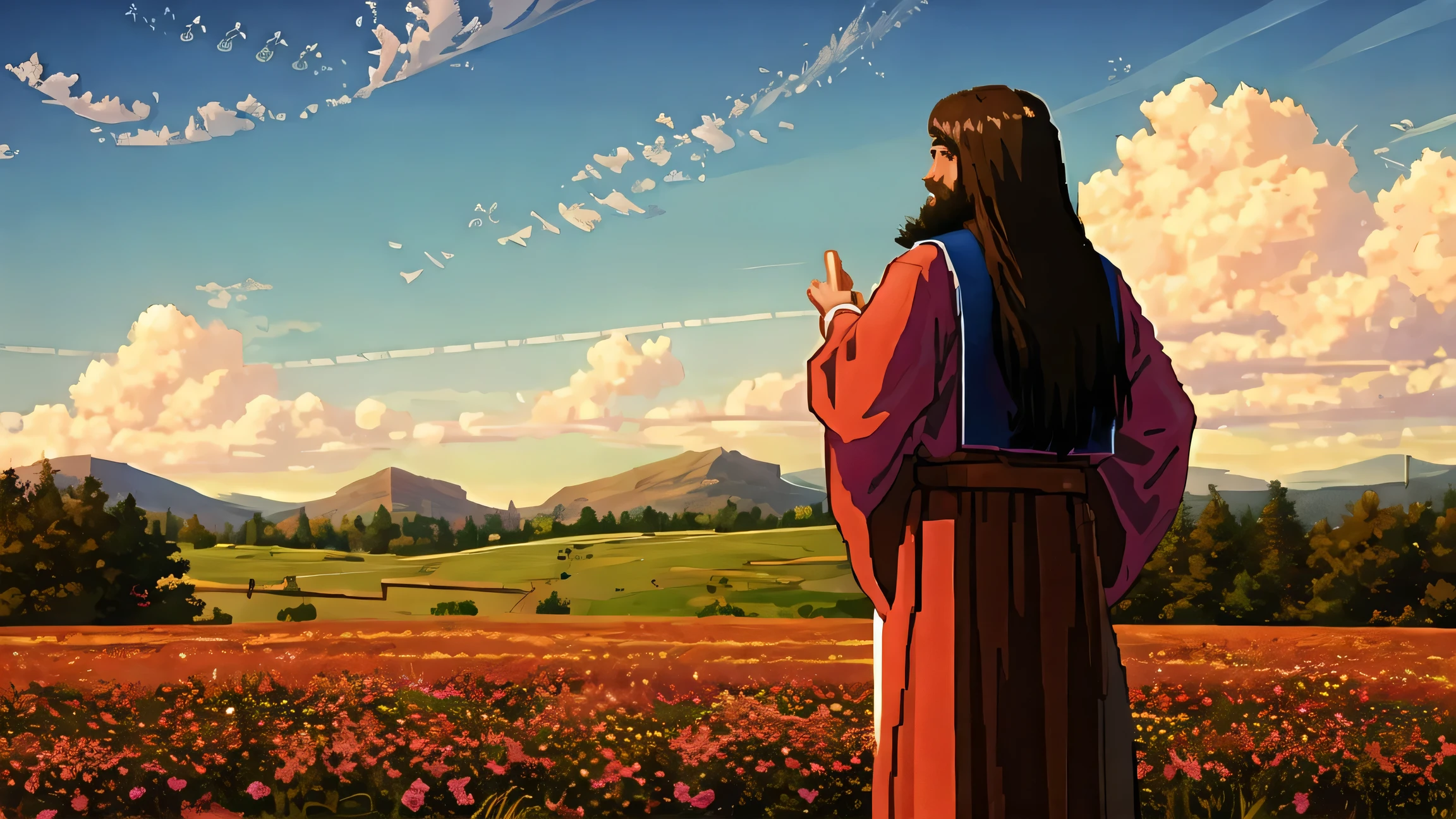 biblical times, Jesus Seeing the Landscape.