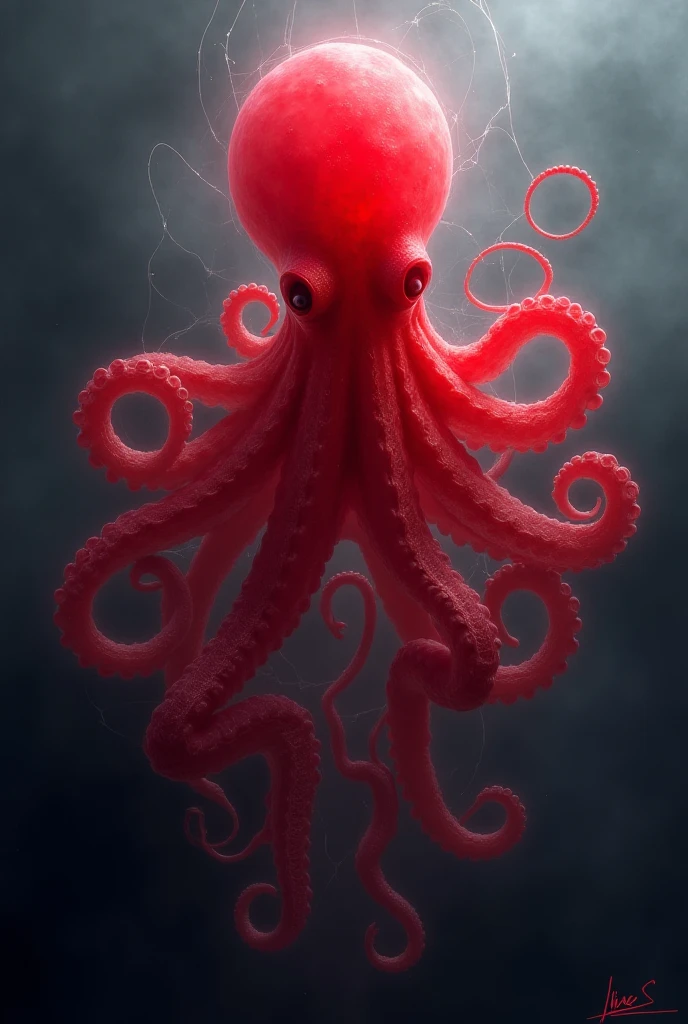Create a red and black octopus themed interclass flag designer