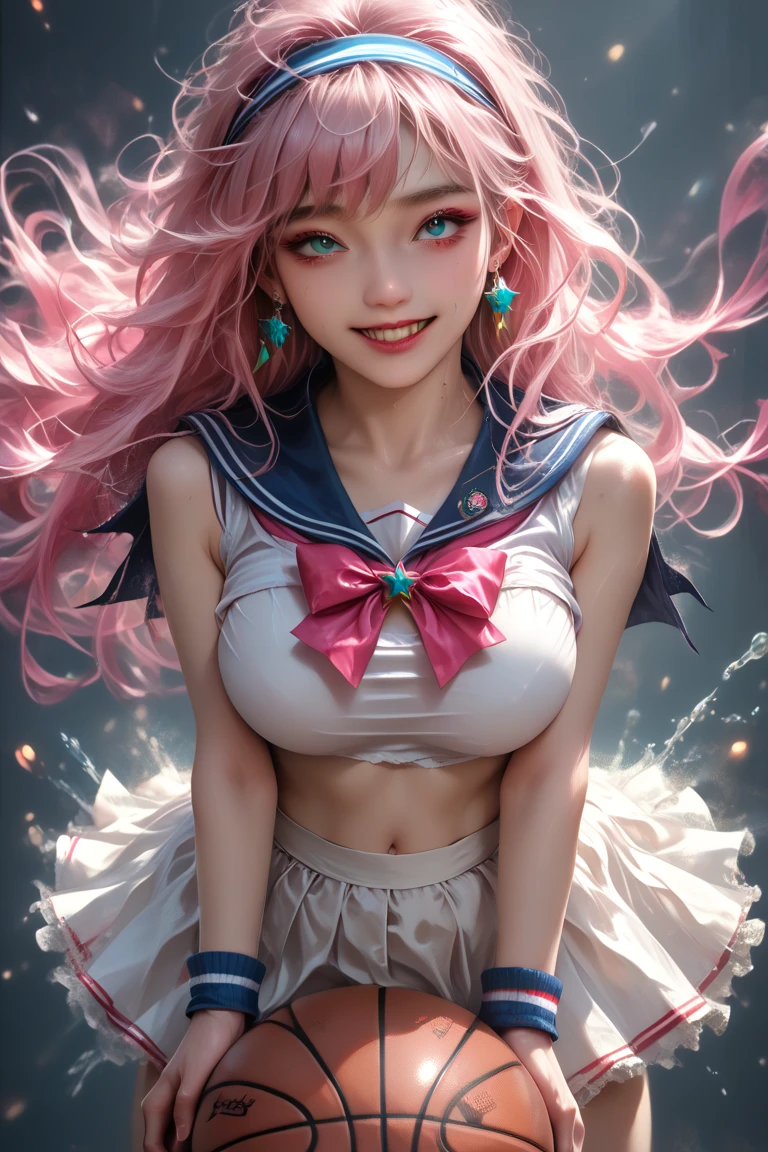 photorealistic,Realistic illustration in Modelshoot style,((masterpiece)),((The best quality)),((Ultra Quality)),((ultra detailed)),((1girl long white hair)),((Only)),((waifu:1.5)),Perfect anatomy,perfect hands,beautiful cuerpo,beautiful_method,ulzzang-6500-v1,e-chica,((Exceptionally Beauty Waifu Princess Tifa Lockhart))Actual photo、Highest im年 quality、Beautiful woman、Beautiful thighs、Beautiful Face、Uniform Ponytail、Yuriko Yoshitaka、Japanese women、pretty girl、skirt、Beautiful thighs、pumps、Sit on a chair、(front:1.6)、(Open your knees:1.4)、Panty shot、,((bright-pink_eyes)),long wavy hair, ((white hair)),hair clips,eyeliner,cute makeup,lipstick,Glossy lipstick,with a look of terror, worry and sadness,((eyes detallados perfectos)),rainy with fog outside,evening,pink theme,bioluminiscencia,light particles,((Extremely CG Unity 8K Wallpaper)),((cinematic lighting,Best quality lights)),intricate details,Suave,sharp focus,Extremely beautiful and aesthetic,Octane rendering,Full length portrait,damp skin,((Perfect detailed body)),