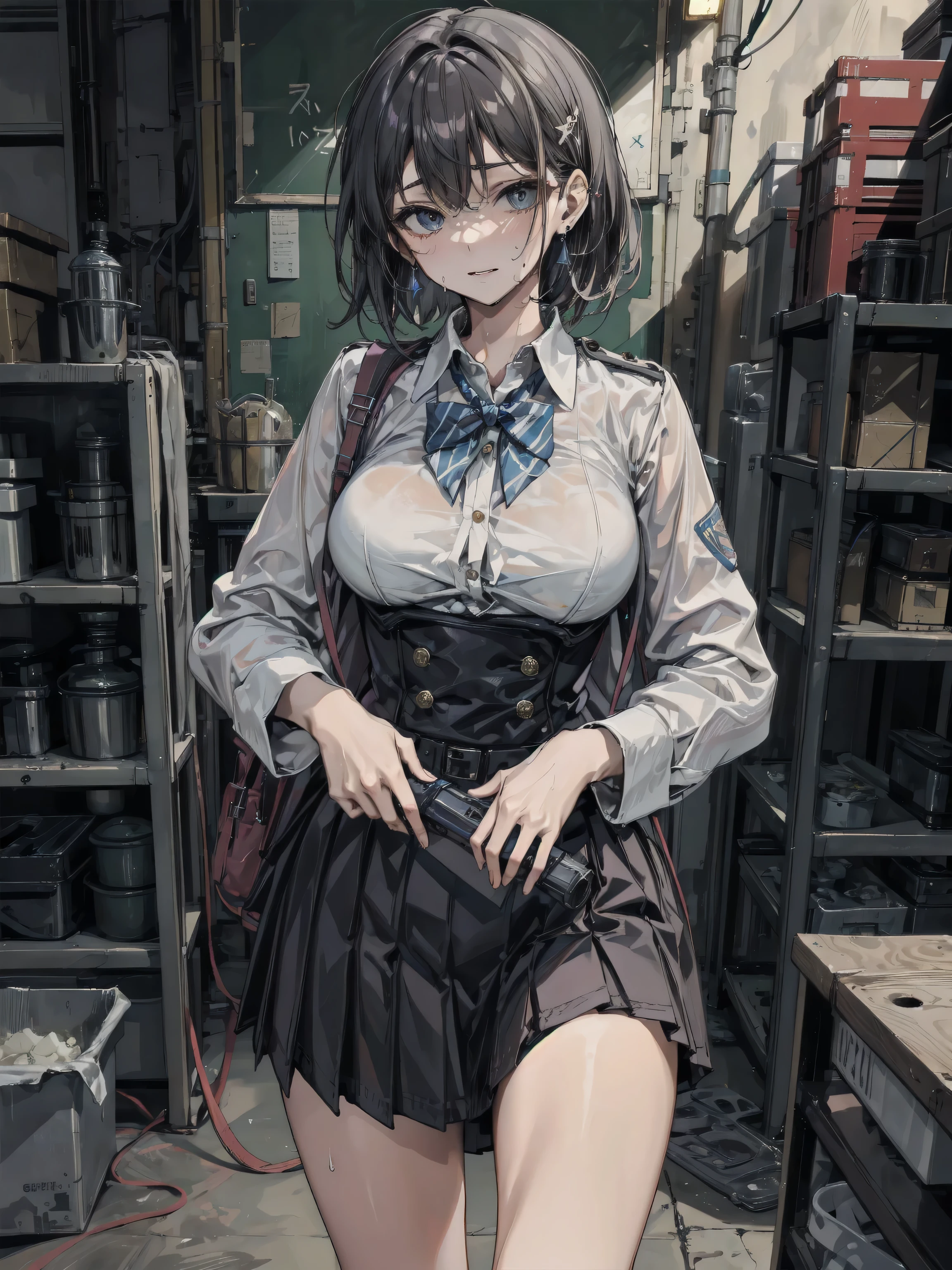 (must be follow these prompts:2.2),masterpiece,best quality,extremely detailed,(in her clothing:3.0),(in her formal styled business suit clothing:2.6),(adorable expression:2.5),(usual face:2.2),(displayed one girl on single picture:2.4),(black hair:2.1),(A short, slightly plump new employee in a business suit working in modern Tokyo:2.2),(The new employee is short and wears a business suit that looks ready to burst.:1.8),(A cute moan like a young girl:2.1),(その新入社員はInnocent faceをしていてとても可愛い:1.9),(The new employee is wearing a business suit that has been stained with a slightly brownish-yellowish stain from a previous .:1.8),(The new employee's breasts, covered by her business suit, are bulging out due to her strong sexual desire.:1.9),(Lewd love juices dripping down the inner thighs of his dark grey trousers:2.1),(in her clothing massively ejaculated:2.1),(japanese frousy girl:1.7),(men's elected twangers were inserted her:2.3),(in her clothing massively ejaculated:2),(she was already stroked up to the depth intervaginal sensual spot:1.7),(notably buldged up her inner labia majora:2.6),(A young, shy moan:1.5),(big breasts in her clothing:2.2),(A new employee with a very innocent look while working in the office:2.3),(The new employee is short but has a slightly plump body.:1.9),(The crotch of his dark grey trousers is heavily discolored with love juice stains.:2.5),(The new employee is convulsing and dripping love juice from her pussy, which is hidden under her pants.:1.8),(The new employee's dark grey trousers, tightly encircling her plump thighs, are damp with lascivious secretions.:1.9),(The new employee endures the slush between his legs by keeping his dark grey trousers on tight.:2.5),(The corner of a young girl's body々A new employee whose entire body was toyed with by the lewd urges that wriggled wetly.:1.7),(A new employee who is always holding his crotch over his dark grey trousers:1.7),(A moan filled with childish embarrassment:1.5),(The new employee's suit-covered breasts and nipples are bulging with lust.:1.8),(The new employee's lewd body beneath her clothes is swelling slightly with her lascivious reaction.:1.6),(The new employee works very diligently.:2.5),(The new employee has short, thick legs.:1.6),(first time々New Employees:2.2),(she looks like japanese idol:2.3),(The dark grey trousers are made of a durable fabric that will never tear.:4.3),(Her bursting breasts are completely hidden under a dark grey office suit:1.8),(she looks like a lolita:2.0),(All of this happened to the new employee himself, not anyone else.:2.1),(Slimy semen was leaking from the crotch area of his dark grey trousers.:1.6),(tough business suit:2.2),(Make sure to depict the face:5.3),(Calm expression:4.3),(Innocent face:3),(The story focuses on just that one new employee.:3.3),(The only characters that appear are the new recruits.:4.2),(Portrait Style:5)
