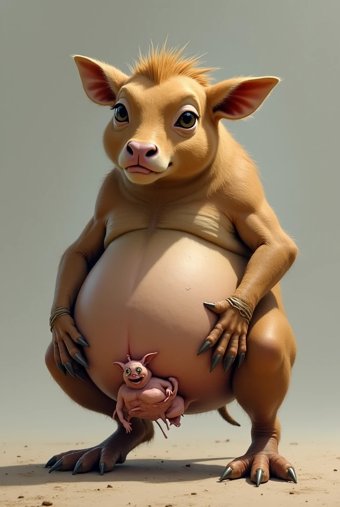 score_9, score_8_up, score_7_up, ultra detailed, white background, solo, solo_focus furry, anthro, female, hippo, , hair, slight chubby, , wide , thick thighs, curvy figure, , front view, close-up face