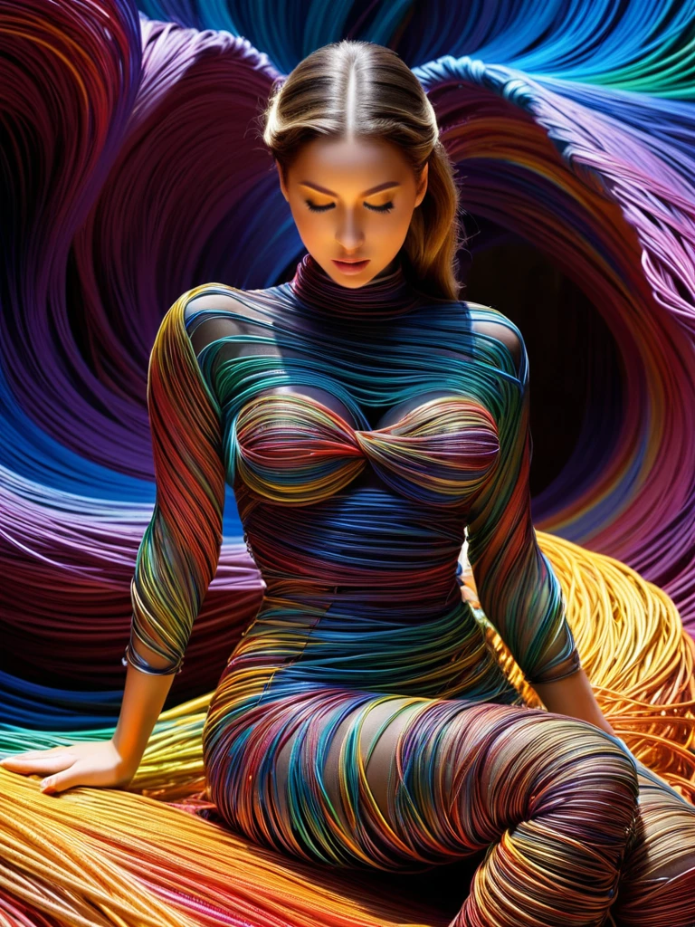 hyper realistic photo of sexy young Mary Elizabeth Winstead with perfect face with glitter, perfect body dress with tight small colorfull bodysuit, with ENTIRE BODY WITH body painting, 35mm,, hairy ARMPITS WITH SMALL VISIBLE HAIR REGROWTH, professional photo, fashion, photo, UHD, 16K, full body covered with gold, super sexy, SITTING with tight small colorfull bodysuit ON TOILET WITH CROSSED LEGS AND PANTY DOWN, COLORFULL BODYPAINTING, colorfull abstract background