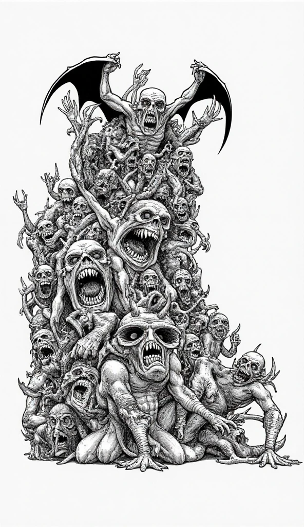 Draw a zombie invasion