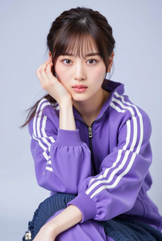 (ultra-detailed CG, masterpiece quality, high resolution), adorable girl, (black hair: 1.2, long hair, cute outfit), (sparkling eyes, shy expression), dynamic pose, glowing stars background, (cute animals+flowers: 1.3), soft pastel colors, (bokeh+ shallow depth of field)